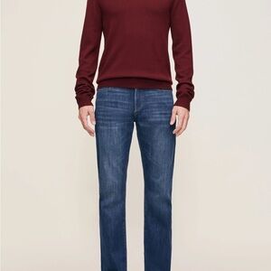 DL1961 Avery Relaxed Straight-Leg Jeans Classic Fit 42x32